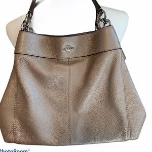 Metallic Coach Handbag